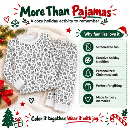 Merry Doodle™ Christmas Coloring Pajamas