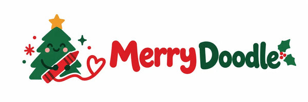 Merry Doodle — Christmas coloring pajamas
